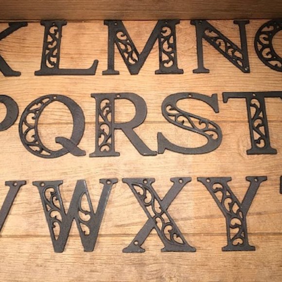 Cast Iron Letter "G" 4 5/8"tall Ornate Raw Cast Iron Ready to Paint 0184-0557-G - Picture 16 of 16